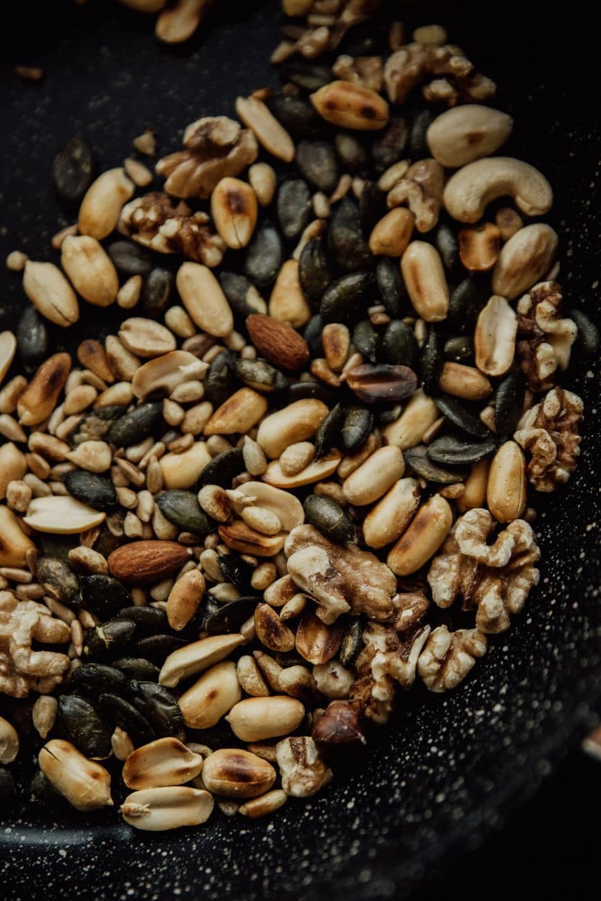 Homemade trail mix for hiking