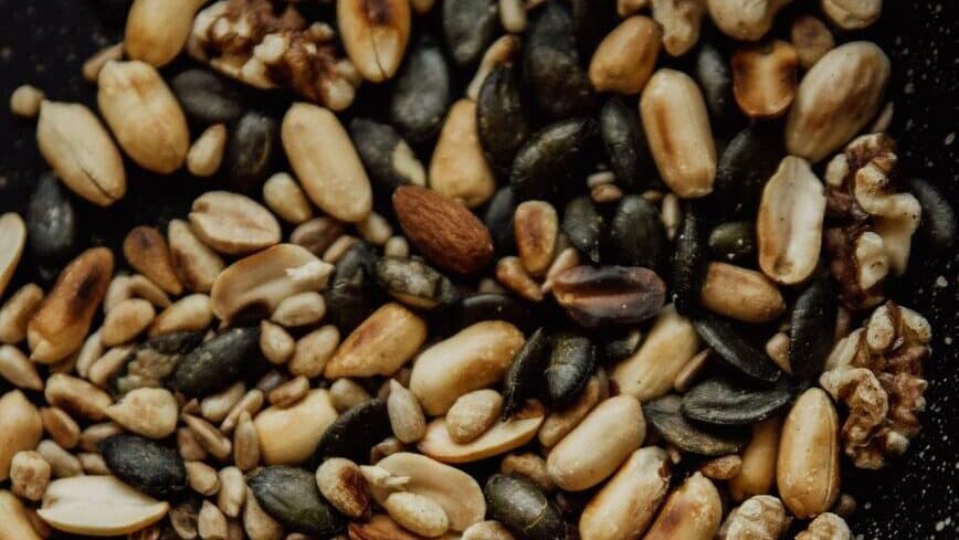 Homemade trail mix for hiking